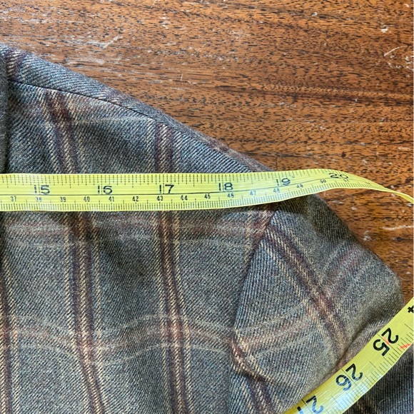 Trevero Tre Vero Mens Wool Plaid Jacket Blazer Double Breasted XLarge XL Coat - Picture 6 of 16